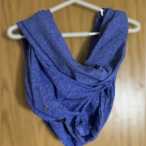lululemon athletica Blue Heather Infinity Scarf Wrap